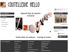 Tablet Screenshot of coutellerie-hello.fr